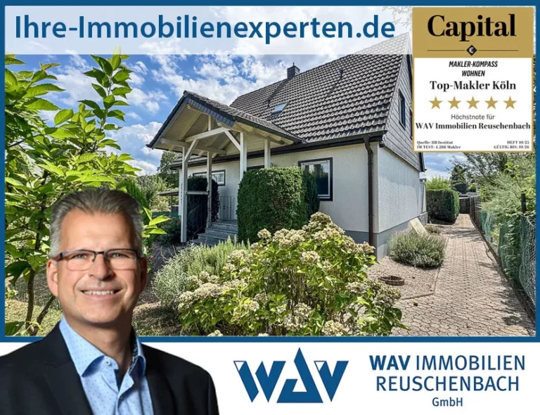Wohnoase in ruhiger 2. Reihe – Einfamilienhaus mit flexibler Nutzung in Wesseling